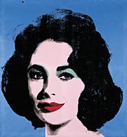 Liz, 1963 (synthetic polymer & silkscreen inks on 