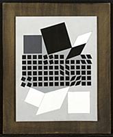 OETA, 1957 (gouache on board) , artist: Vasarely, 