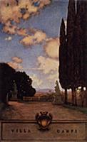 Villa Campi, near Florence, 1903 (colour litho) , 