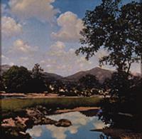 June Skies, A Perfect Day, 1940 (oil on panel) , a