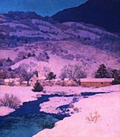 Christmas Eve, Deep Valley, 1946 (oil on panel) , 