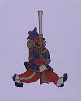 Parading Soldier with Musket, Cutout, 1912 (oil on