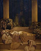 Sleeping Beauty, 1912 (oil on canvas) , artist: Pa