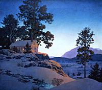 Evening, or Winterscape, 1953 (oil on artist board