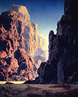 Arizona, 1930 (oil on masonite) , artist: Parrish,