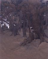 Watching in the Woods, Midsummer's Eve, c.1893 (w/