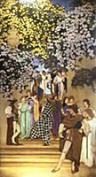 Florentine Fete, Buds Below the Roses, 1912 (oil o