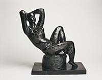 Large Seated Nude, 1922-29 (bronze) , artist: Mati