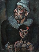 At the Circus (The Mad Clown), 1907 (oil on cardbo