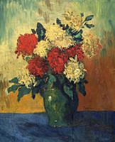 Chrysanthemums, 1901 (oil on canvas) , artist: Pic