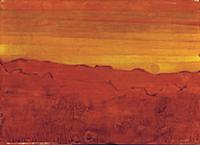 Arizona Rouge, 1955 (oil on panel) , artist: Ernst