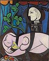 Nude, Green Leaves and Bust, 1932 (oil on canvas) 