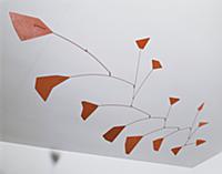 Red Polygons, c.1950 (tin, wire & paint) , artist: