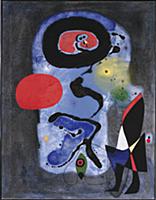 The Red Sun, 1948 (oil & gouache on canvas) , arti