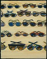 Five Rows of Sunglasses, 2000 (oil on canvas) , ar