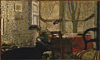 The Newspaper, c.1896-98 (oil on cardboard) , arti