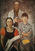 The Painter's Family, 1936 (oil on canvas) , artis