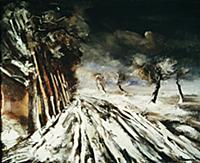 The Snow Storm, first half of 20th century (oil on