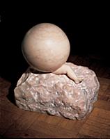 Untitled (with foot), 1989 (pink marble) , artist: