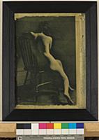 Daphne (Seated Nude) (collage) , artist: Cornell, 