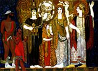 The Crowning of Helen, 1906 (oil on canvas) , arti