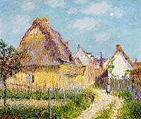 Cottage at Le Vaudreuil, 1903 (oil on canvas) , ar