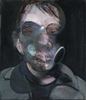 Study for a self portrait, 1976 (oil on canvas) (s