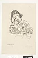 The Little Reader, 1923 (litho) , artist: Matisse,