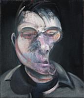 Study for a self portrait, 1976 (oil on canvas) (s