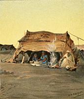 Tent life , artist: Harper, Henry Andrew (1835-190