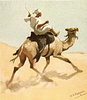 An Arab Postman , artist: Harper, Henry Andrew (18