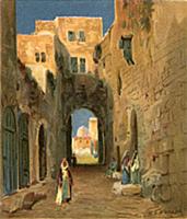 A street in Jerusalem , artist: Harper, Henry Andr