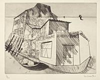 Rue de Repos, 1930 (engraving & drypoint) , artist