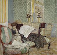 Misia on a Chaise Longue, c.1900 (oil on canvas) ,