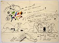 Untitled, letter to Felix Leu, 1966 (felt tip pen 