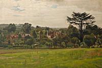 Pound Field, Cookham, 1935 (oil on canvas) , artis