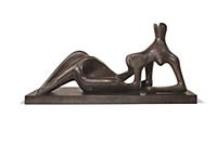 Reclining Figure: Festival, 1951 (patinated bronze