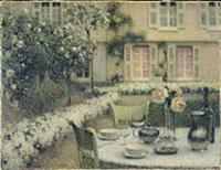 The Table in the White Garden at Gerberoy, 1900 (o