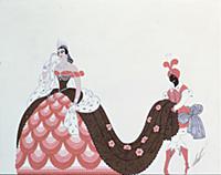 Эскиз костюмов для персонажей оперы «Кавалер розы»