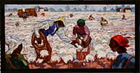 HGH3359406 Picking Cotton, c.1926 (oil on masonite