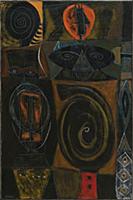 HGH3359407 Masquerade, 1945 (oil and tempera on ca