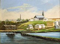 HGH3359373 Landscape of Bunker Hill, after 1862 (o