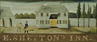 HGH3359372 E. Shetton's Inn, c.1820s (oil on wood 