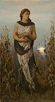 HGH3359368 Memory (Girl with Poppies), 1877 (oil o