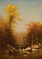 HGH3359401 October in the Catskills, 1879 (oil on 