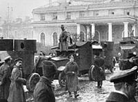 NOV2962224 Red Guards Pose Next to Armored Cars, 1