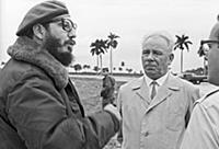 1149105 Fidel Castro And Nikolai Podgorny During A