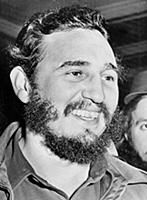 1583308 A Smiling Fidel Castro, Washington, D.C., 