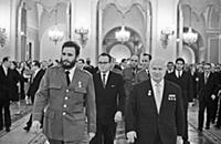 1148832 Nikita Khrushchev And Fidel Castro In The 