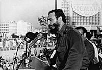 3906040 Fidel Castro Addressing a Rally Celebratin